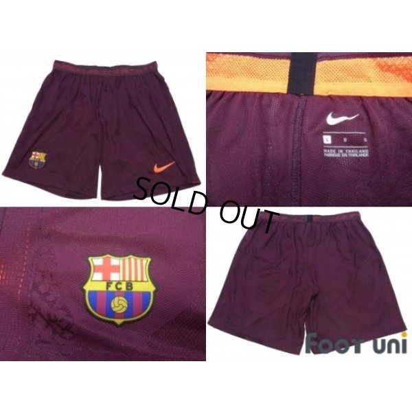 Photo8: FC Barcelona 2017-2018 3rd Authentic Shirt and Shorts Set La Liga Patch/Badge