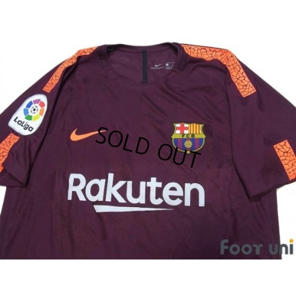 Photo3: FC Barcelona 2017-2018 3rd Authentic Shirt and Shorts Set La Liga Patch/Badge