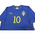 Photo3: Sweden 2010 Away Shirt #10 Ibrahimovic (3)