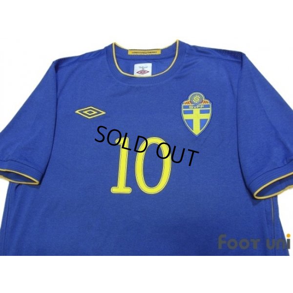 Photo3: Sweden 2010 Away Shirt #10 Ibrahimovic