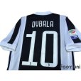 Photo4: Juventus 2017-2018 Home Authentic Shirt and Shorts Set #10 Dybala (4)