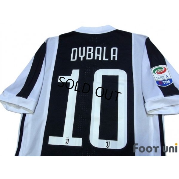 Photo4: Juventus 2017-2018 Home Authentic Shirt and Shorts Set #10 Dybala