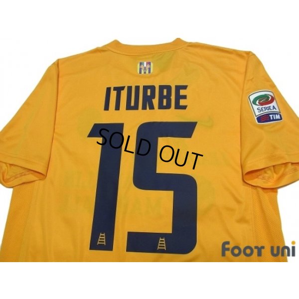 Photo4: Hellas Verona FC 2013-2014 Away Shirt #15 Iturbe Serie A Tim Patch/Badge w/tags