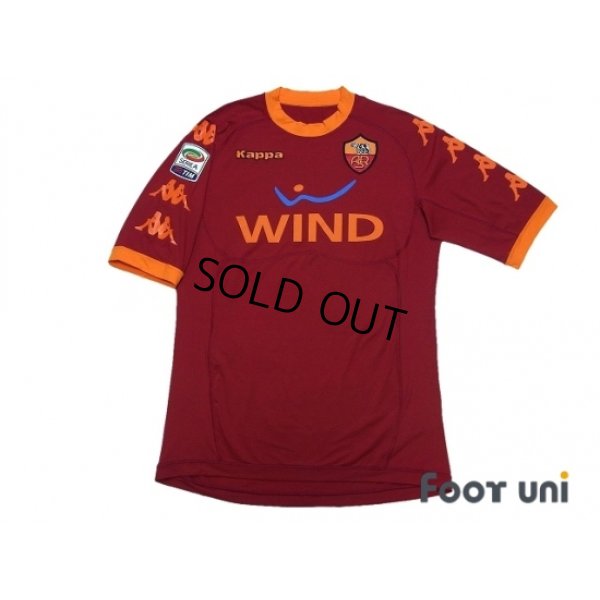 Photo1: AS Roma 2010-2011 Home Shirt #16 De Rossi Serie A Tim Patch/Badge w/tags