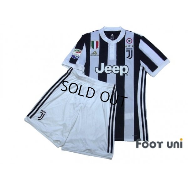 Photo1: Juventus 2017-2018 Home Authentic Shirt and Shorts Set #10 Dybala