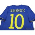 Photo4: Sweden 2010 Away Shirt #10 Ibrahimovic (4)