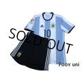 Argentina 2016 Home Shirt and Shorts Set #10 Messi Copa America Centenario USA2016 Patch/Badge