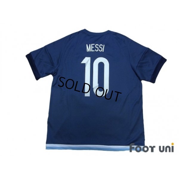 Photo2: Argentina 2015-2016 Away Shirt #10 Messi w/tags