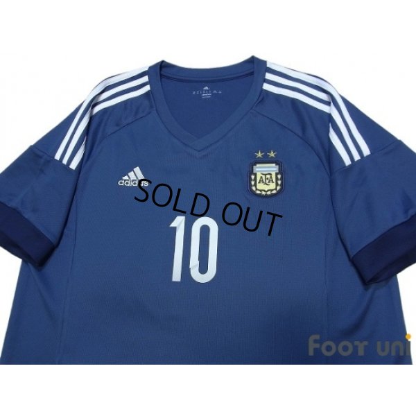 Photo3: Argentina 2015-2016 Away Shirt #10 Messi w/tags