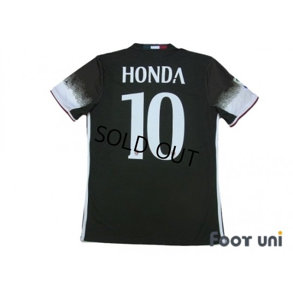 Photo2: AC Milan 2016-2017 3rd Shirt #10 Honda Serie A Tim Patch/Badge w/tags