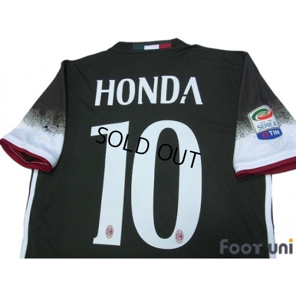 Photo4: AC Milan 2016-2017 3rd Shirt #10 Honda Serie A Tim Patch/Badge w/tags