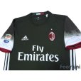 Photo3: AC Milan 2016-2017 3rd Shirt #10 Honda Serie A Tim Patch/Badge w/tags (3)