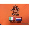 Photo6: Netherlands Euro 2000 Home Shirt #10 Bergkamp UEFA Euro 2000 Patch/Badge UEFA Fair Play Patch/Badge