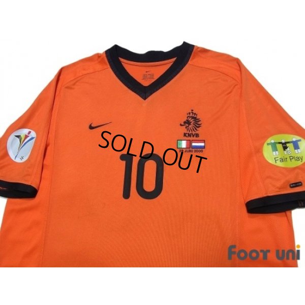 Photo3: Netherlands Euro 2000 Home Shirt #10 Bergkamp UEFA Euro 2000 Patch/Badge UEFA Fair Play Patch/Badge