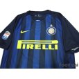 Photo3: Inter Milan 2016-2017 Home Shirt #55 Nagatomo Serie A Tim Patch/Badge w/tags (3)