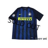 Inter Milan 2016-2017 Home Shirt #55 Nagatomo Serie A Tim Patch/Badge w/tags
