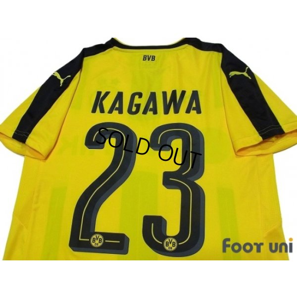 Photo4: Borussia Dortmund 2016-2017 Home Shirt #23 Kagawa w/tags