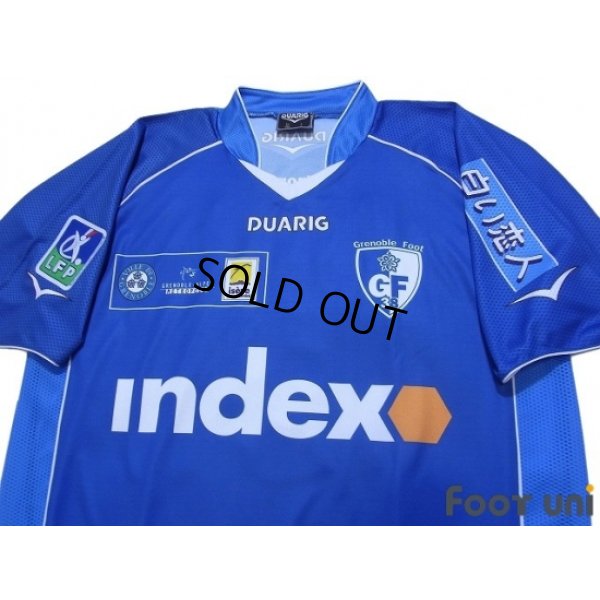 Photo3: Grenoble Foot 38 2005-2006 Home Shirt #9 Oguro Ligue 1 LFP Patch/Badge