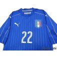 Photo3: Italy 2016 Home Authentic Shirt #22 El Shaarawy w/tags