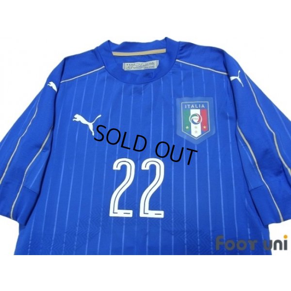 Photo3: Italy 2016 Home Authentic Shirt #22 El Shaarawy w/tags