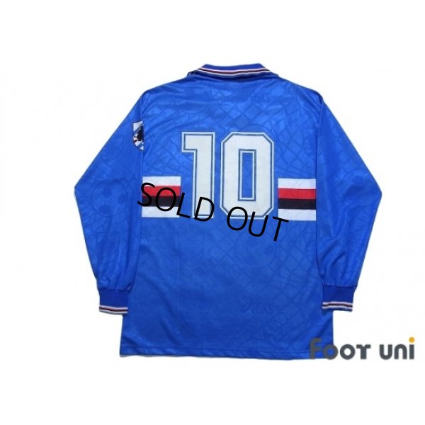 Photo2: Sampdoria 1994-1995 Home Long Sleeve Shirt #10