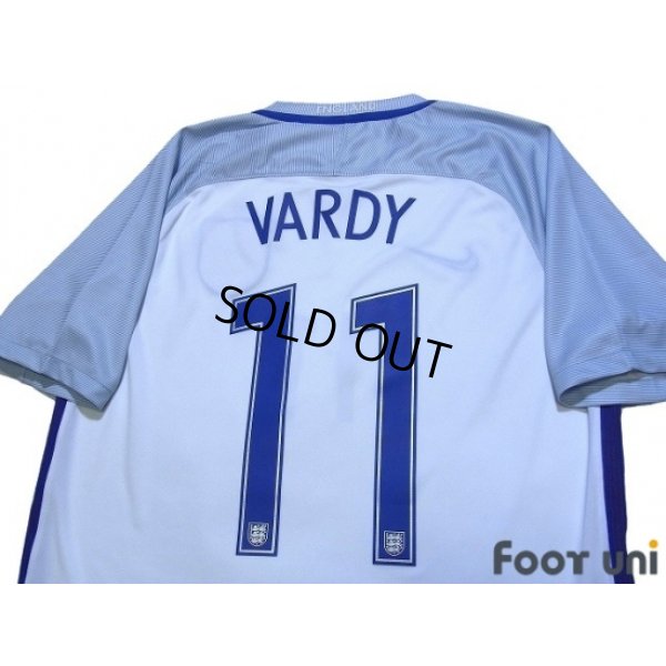 Photo4: England Euro 2016 Home Shirt #11 Vardy w/tags
