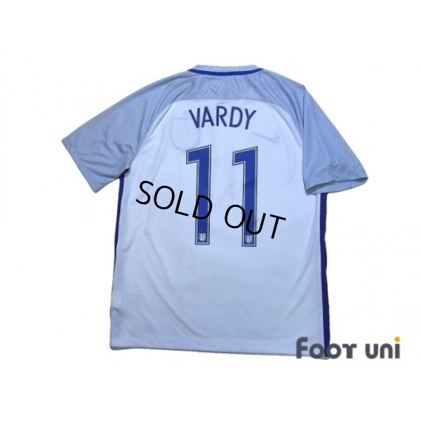 Photo2: England Euro 2016 Home Shirt #11 Vardy w/tags