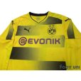 Photo3: Borussia Dortmund 2017-2018 Home Long Sleeve Shirt #17 Aubameyang w/tags (3)