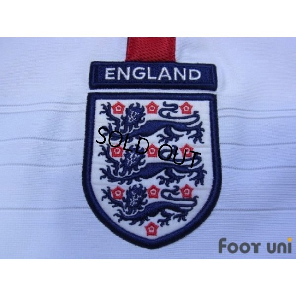 Photo6: England 2004 Home Long Sleeve Shirt #11 Lampard UEFA Euro 2004 Patch/Badge UEFA Fair Play Patch/Badge