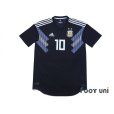 Photo1: Argentina 2018 Away Authentic Shirt #10 Messi w/tags (1)