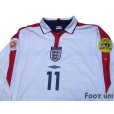 Photo3: England 2004 Home Long Sleeve Shirt #11 Lampard UEFA Euro 2004 Patch/Badge UEFA Fair Play Patch/Badge