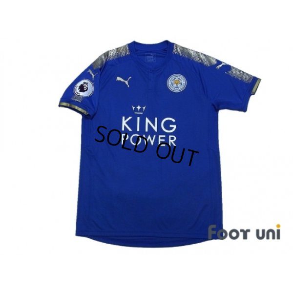 Photo1: Leicester City 2017-2018 Home Shirt #20 Okazaki Premier League Patch/Badge w/tags