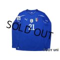 Italy 2010 Home Long Sleeve Shirt #21 Pirlo w/tags