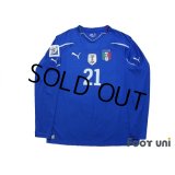 Italy 2010 Home Long Sleeve Shirt #21 Pirlo w/tags