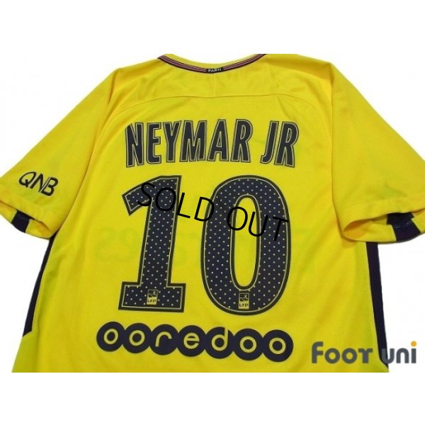 Photo4: Paris Saint Germain 2017-2018 Away Shirt #10 Neymar JR w/tags