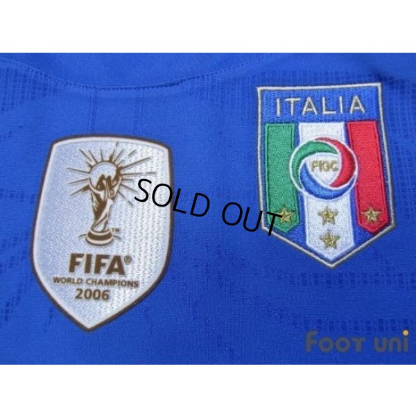 Photo6: Italy 2010 Home Long Sleeve Shirt #21 Pirlo w/tags