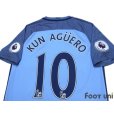 Photo4: Manchester City 2016-2017 Home Shirt #10 Kun Aguero Premier League Patch/Badge w/tags