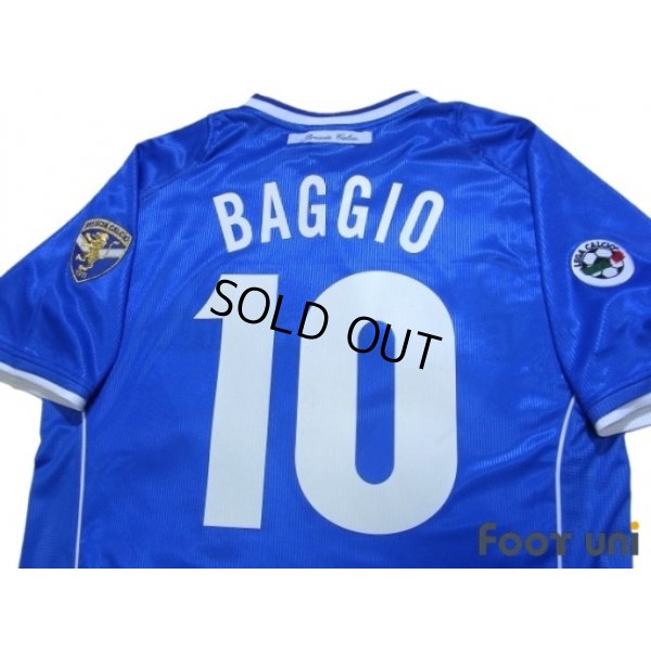 Photo4: Brescia 2002-2003 Home Shirt #10 Baggio Lega Calcio Patch/Badge