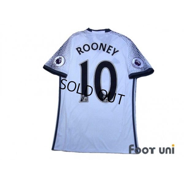 Photo2: Manchester United 2016-2017 3rd Shirt #10 Rooney Premier League Patch/Badge w/tags