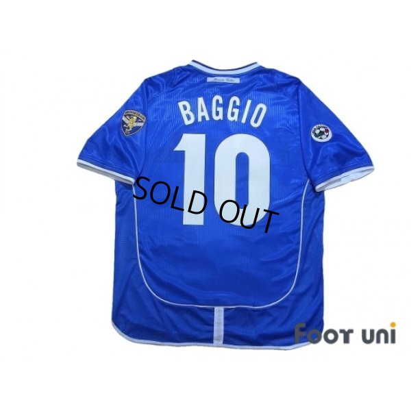 Photo2: Brescia 2002-2003 Home Shirt #10 Baggio Lega Calcio Patch/Badge