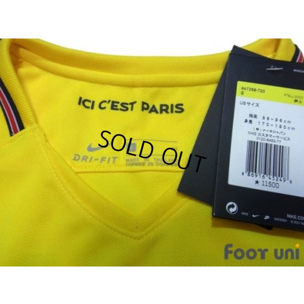 Photo5: Paris Saint Germain 2017-2018 Away Shirt #10 Neymar JR w/tags