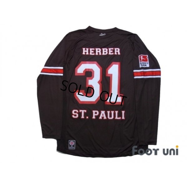 Photo2: FC St.Pauli 2012-2013 Home Long Sleeve Shirt #31 Herber Bundesliga Patch/Badge