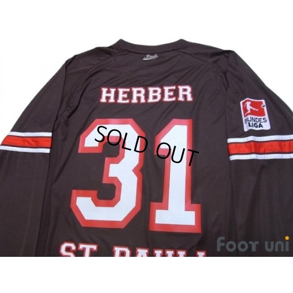 Photo4: FC St.Pauli 2012-2013 Home Long Sleeve Shirt #31 Herber Bundesliga Patch/Badge