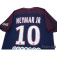 Photo4: Paris Saint Germain 2017-2018 Home Authentic Shirt #10 Neymar JR