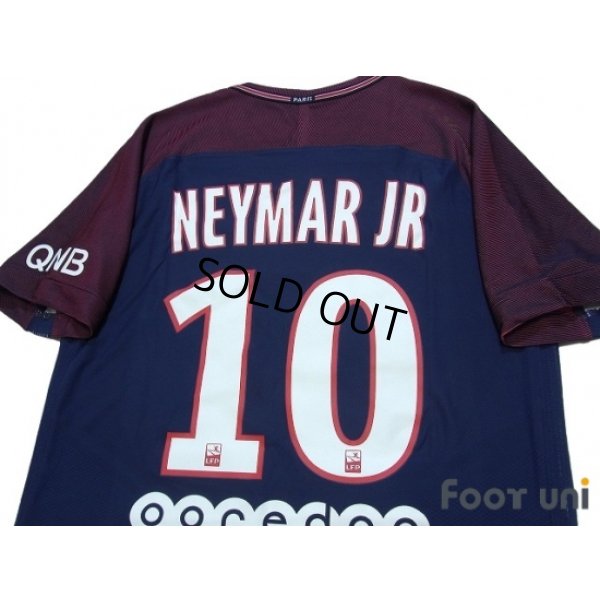 Photo4: Paris Saint Germain 2017-2018 Home Authentic Shirt #10 Neymar JR