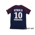 Photo2: Paris Saint Germain 2017-2018 Home Authentic Shirt #10 Neymar JR (2)