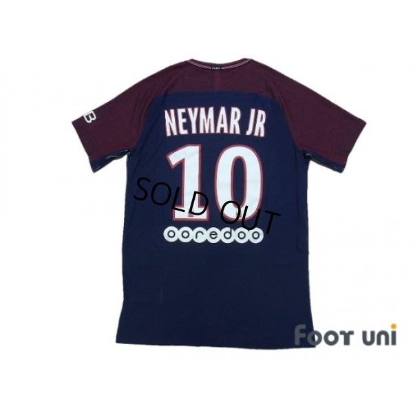 Photo2: Paris Saint Germain 2017-2018 Home Authentic Shirt #10 Neymar JR