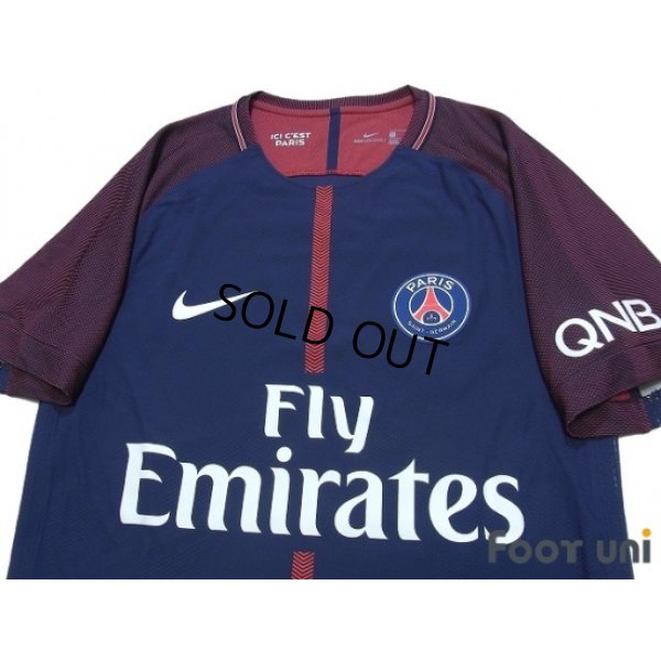 Photo3: Paris Saint Germain 2017-2018 Home Authentic Shirt #10 Neymar JR