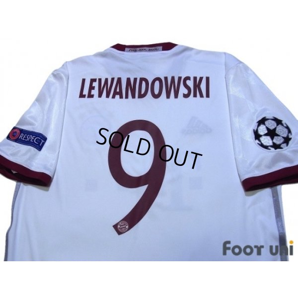 Photo4: Bayern Munchen 2016-2017 3rd Shirt #9 Lewandowski Champions League Patch/Badge Respect Patch/Badge w/tags
