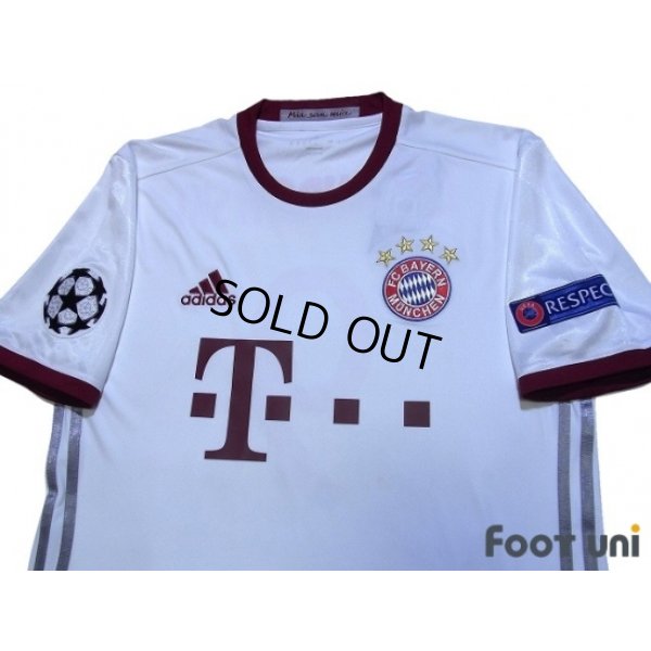 Photo3: Bayern Munchen 2016-2017 3rd Shirt #9 Lewandowski Champions League Patch/Badge Respect Patch/Badge w/tags